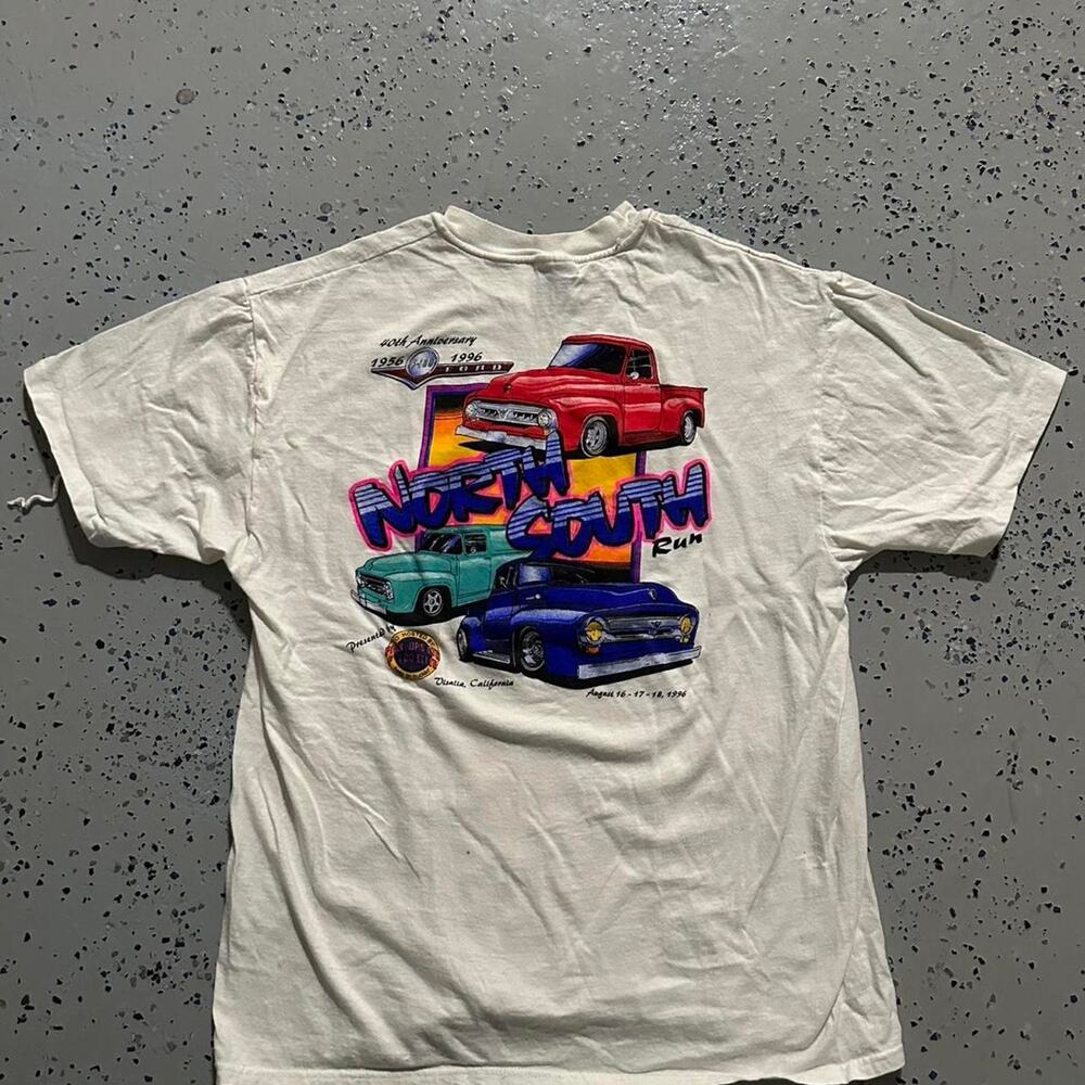 1996 North South Auto Car Run Tee